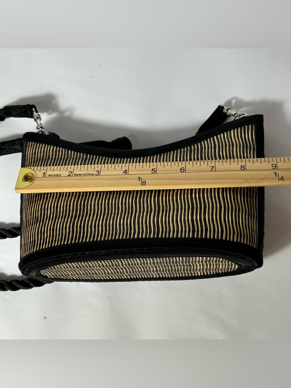Basket‎ of Cambodia Saraye Purse Woven Grass Boho Handbag Spring Tatami Straps - Picture 10 of 16